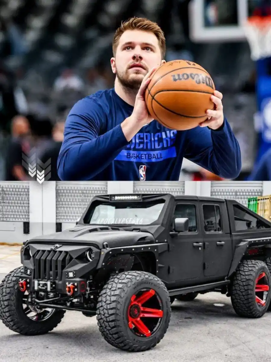 Así es el monstruoso jeep que conduce Luka Doncic