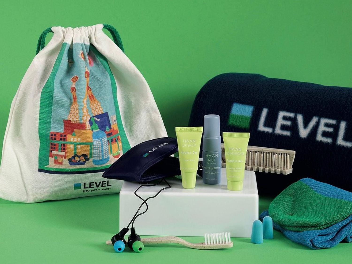 LEVEL renueva su propuesta a bordo con un Amenity Kit personalizable