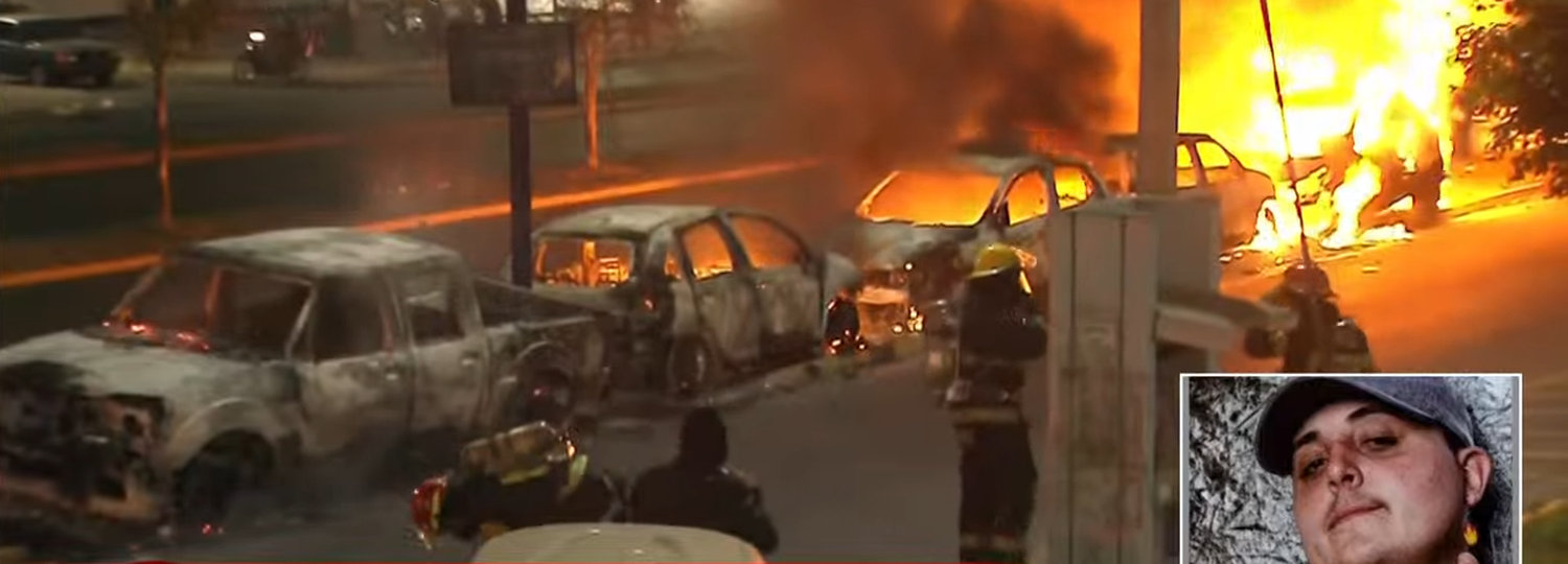 Autos incendiados