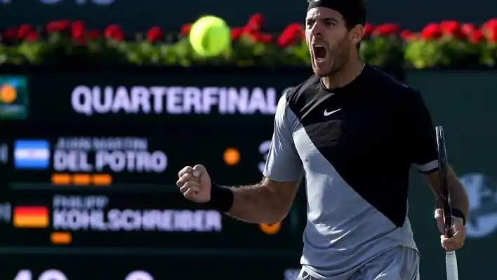Del Potro se metió en semis de Indian Wells 