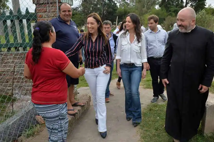 Vidal, Awada y Stanley visitaron al padre Manrique en José C. Paz