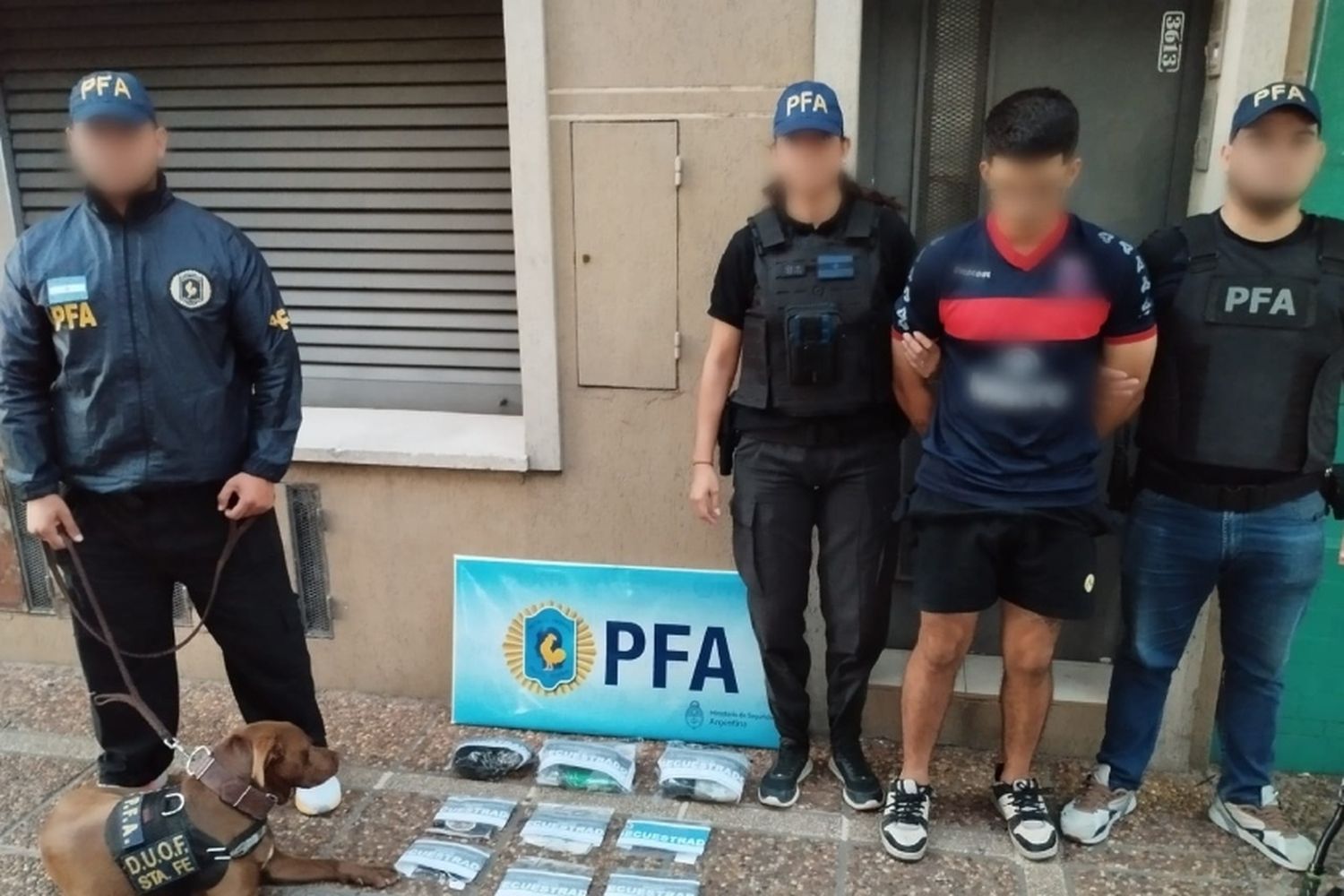 Policía Federal Argentina detuvo a un vendedor de drogas en la región