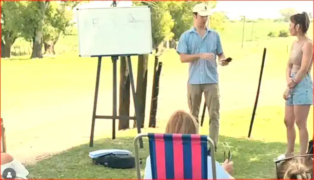 Empezó el gran día del arte al aire libre en Gualeguay