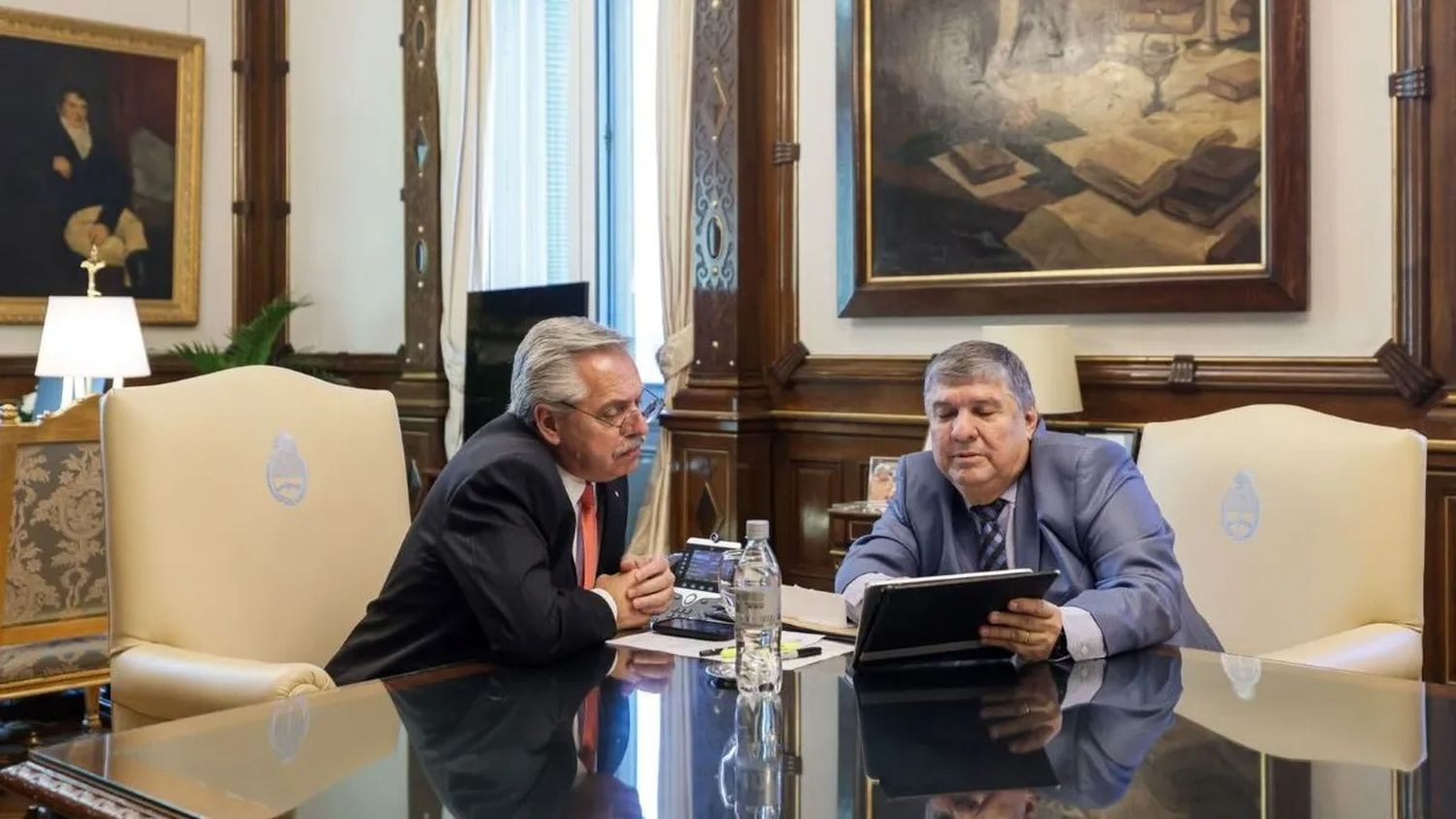 Proyecto "contra el odio": Alberto recibió a Mayans, el senador que pidió "parar" la causa Vialidad para lograr "paz social"