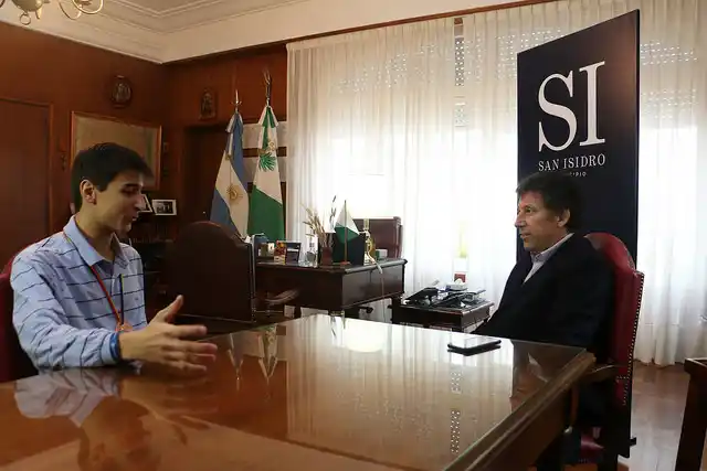 Posse recibió a Bruno Di Sanzo, medalla de bronce en la Olimpíada internacional de matemáticas