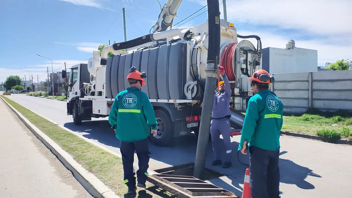 Obras en avenida Actis