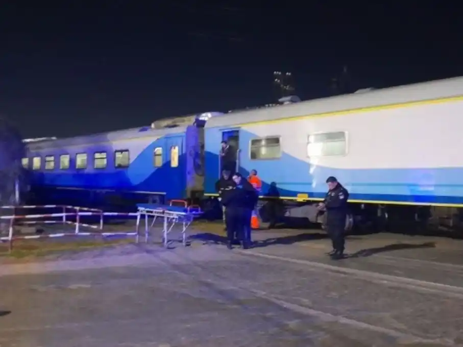 Lugar del accidente (Foto gentileza: Ministerio de Seguridad)