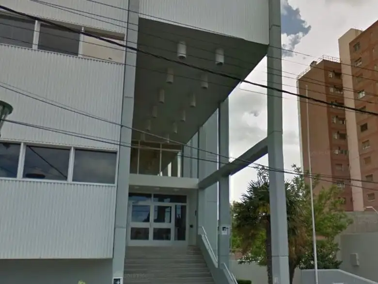 La audiencia se realizó en la Oficina Judicial Trelew.