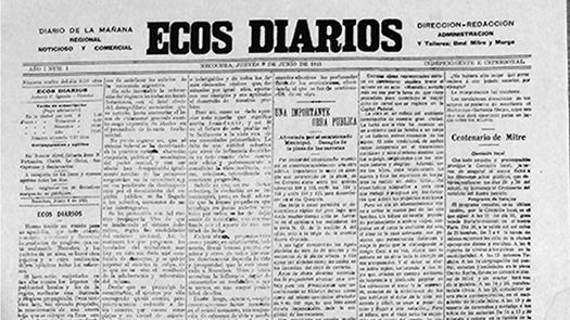 Ecos Diarios celebra hoy su 104º aniversario