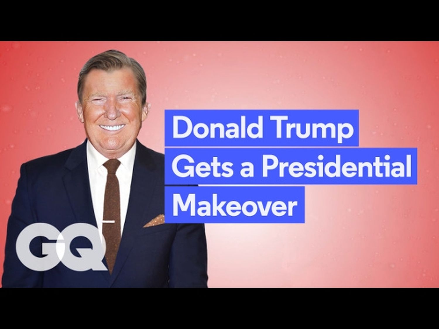 El cambio de look extremo que GQ le propuso a Donald Trump