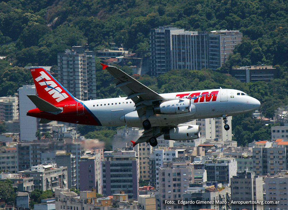 Spotting en el aeropuerto Santos Dumont – Pan de Azucar y 02R
