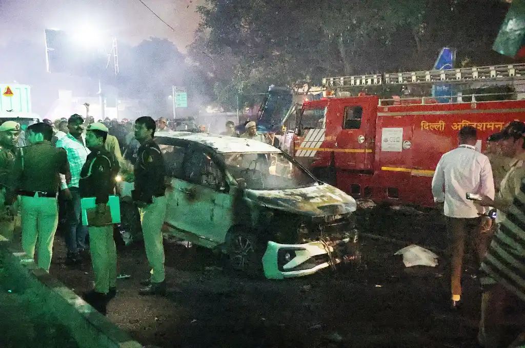 Explosión en el centro histórico de Nueva Delhi (Foto: Gentilezas)