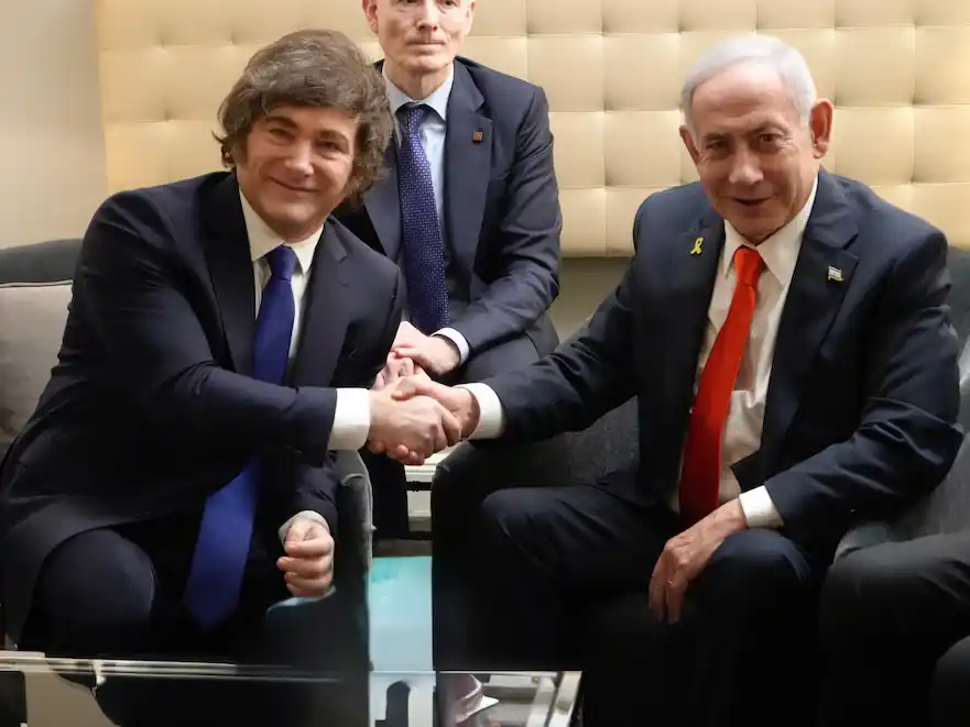 Antes de regresar a Buenos Aires, Milei se encontró con Netanyahu para ratificar su apoyo a Israel frente a Hamas