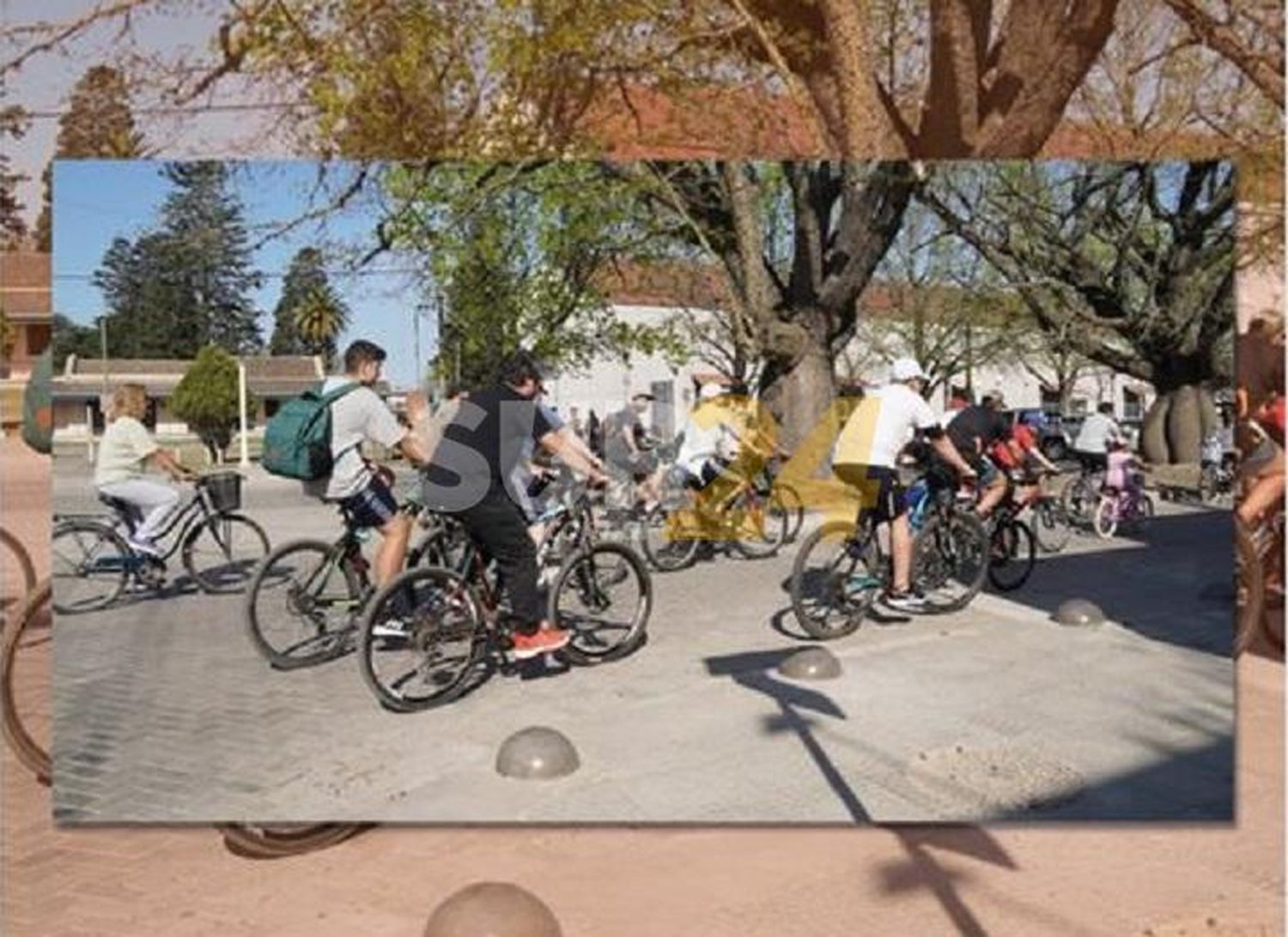 Bicicleteada nocturna en Firmat por el “Día Mundial de las Ciudades”