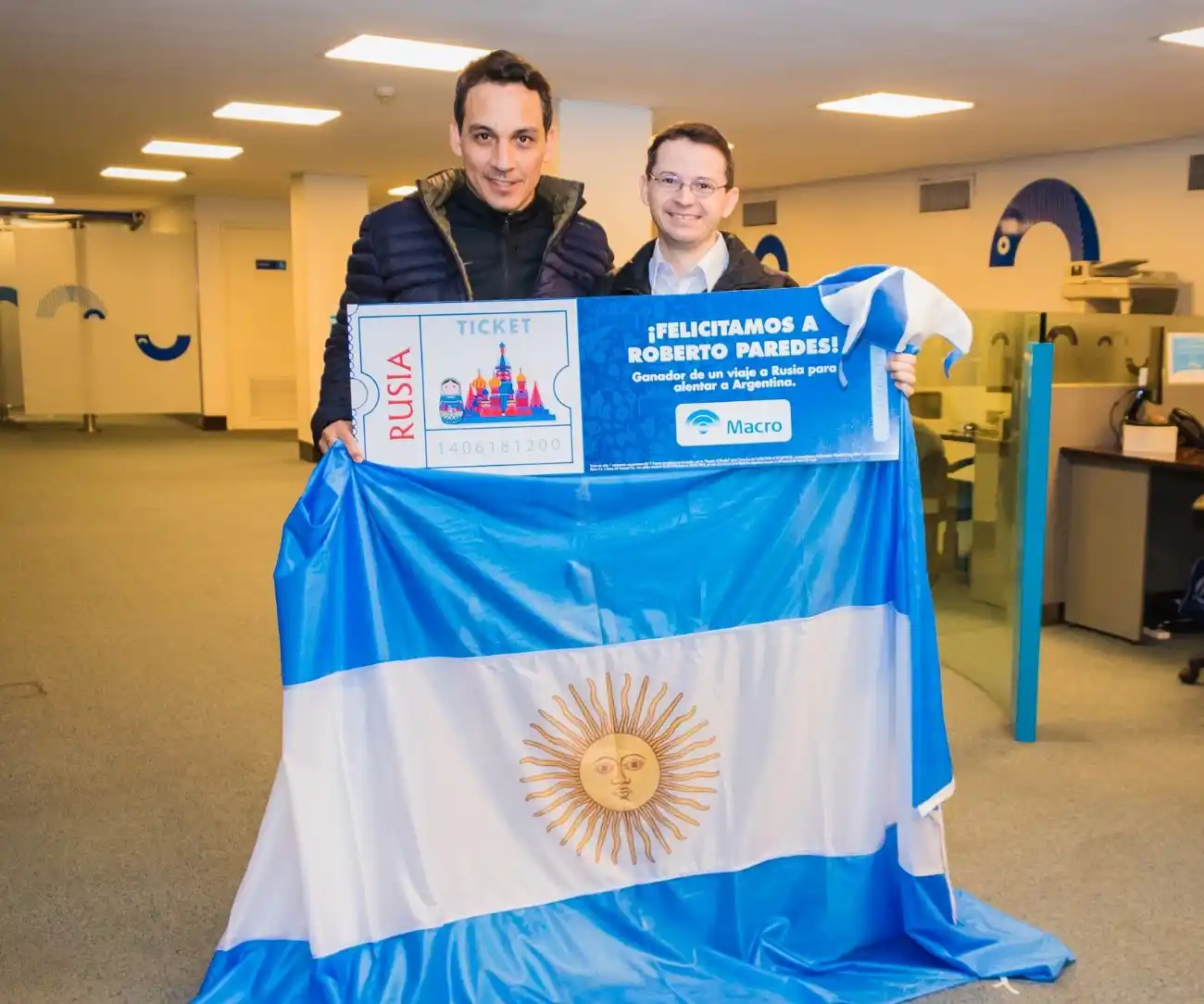 Con Banco Macro clientes viajarán a Rusia para disfrutar de la Copa Mundial de la FIFATM, cortesía de Visa