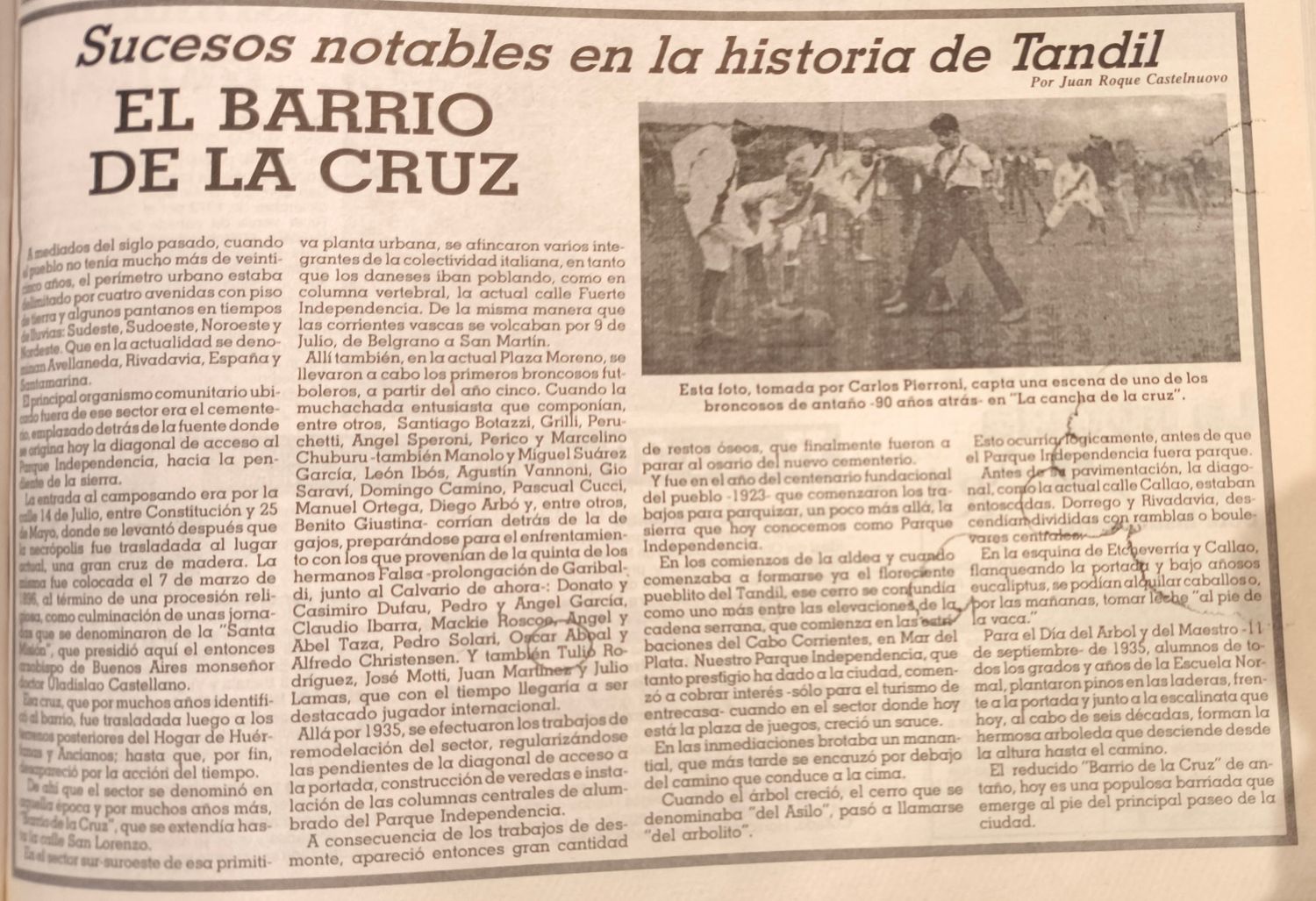 El barrio de la cruz