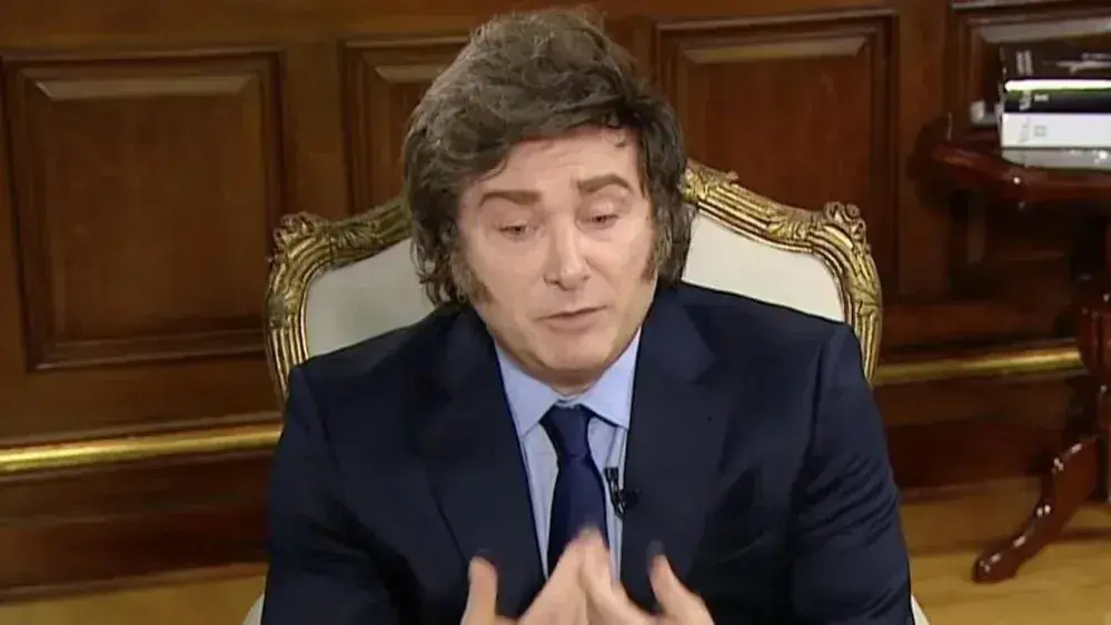 El presidente Javier Milei.