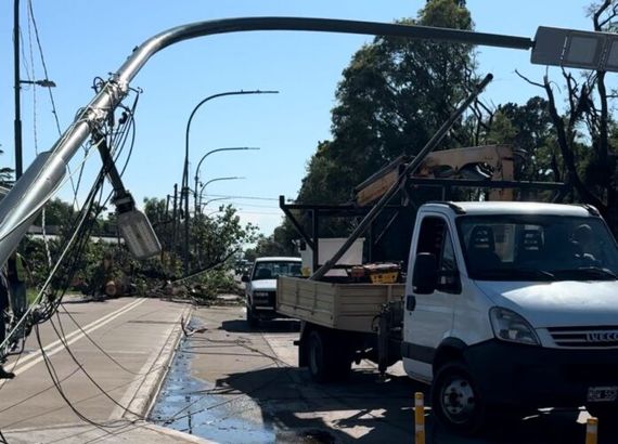 Un fuerte temporal que azotó a San Nicolás y la zona arrasó con la muestra Expoagro