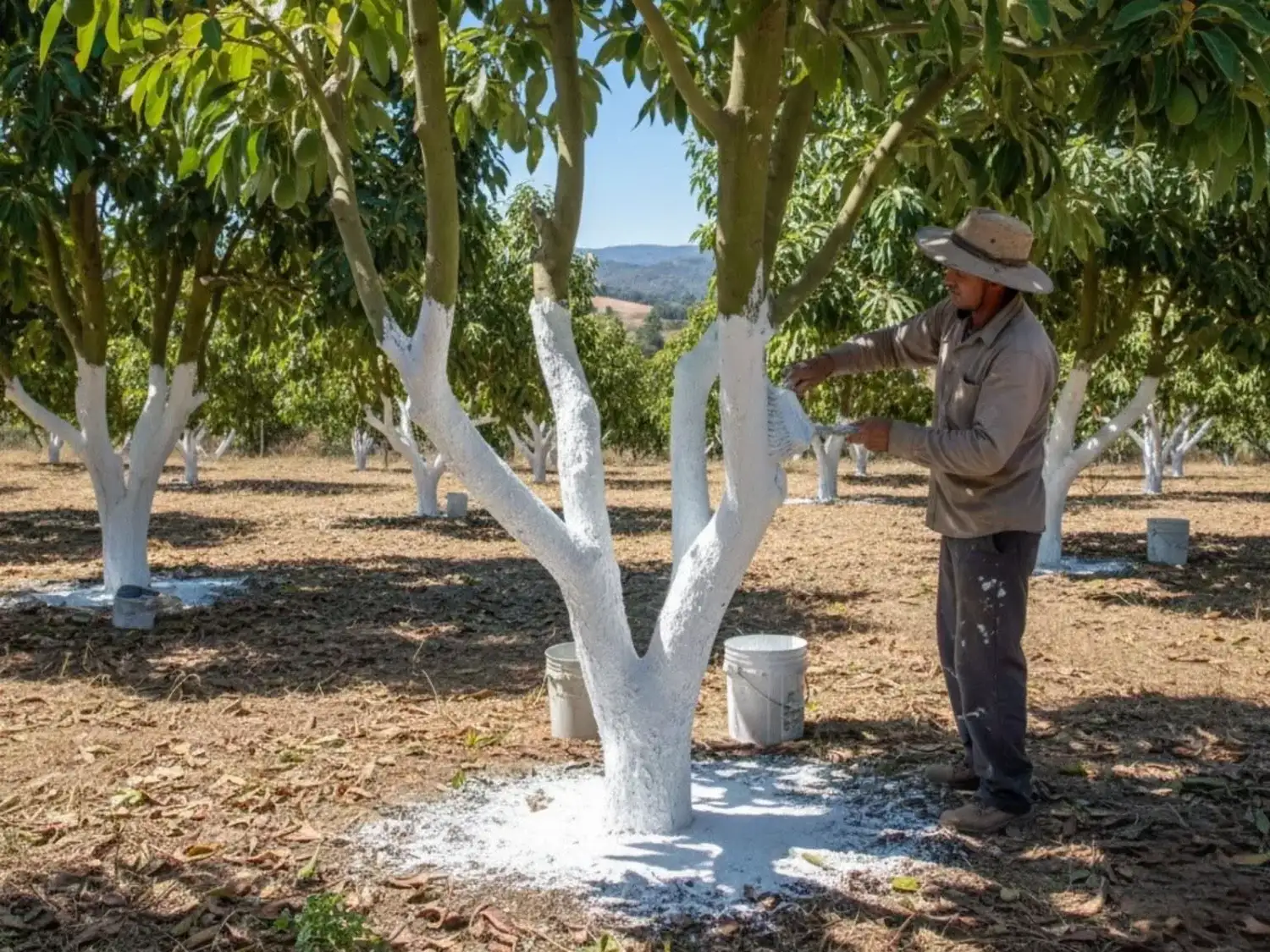 Pintar con cal el tronco del limonero: ¿para qué sirve y cuál es el mejor momento para hacerlo? - 1