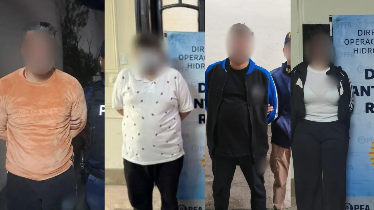 Se entregaron cuatro prófugos de los más de 100 allanamientos en los que detuvieron al jefe de la barra de Newell's