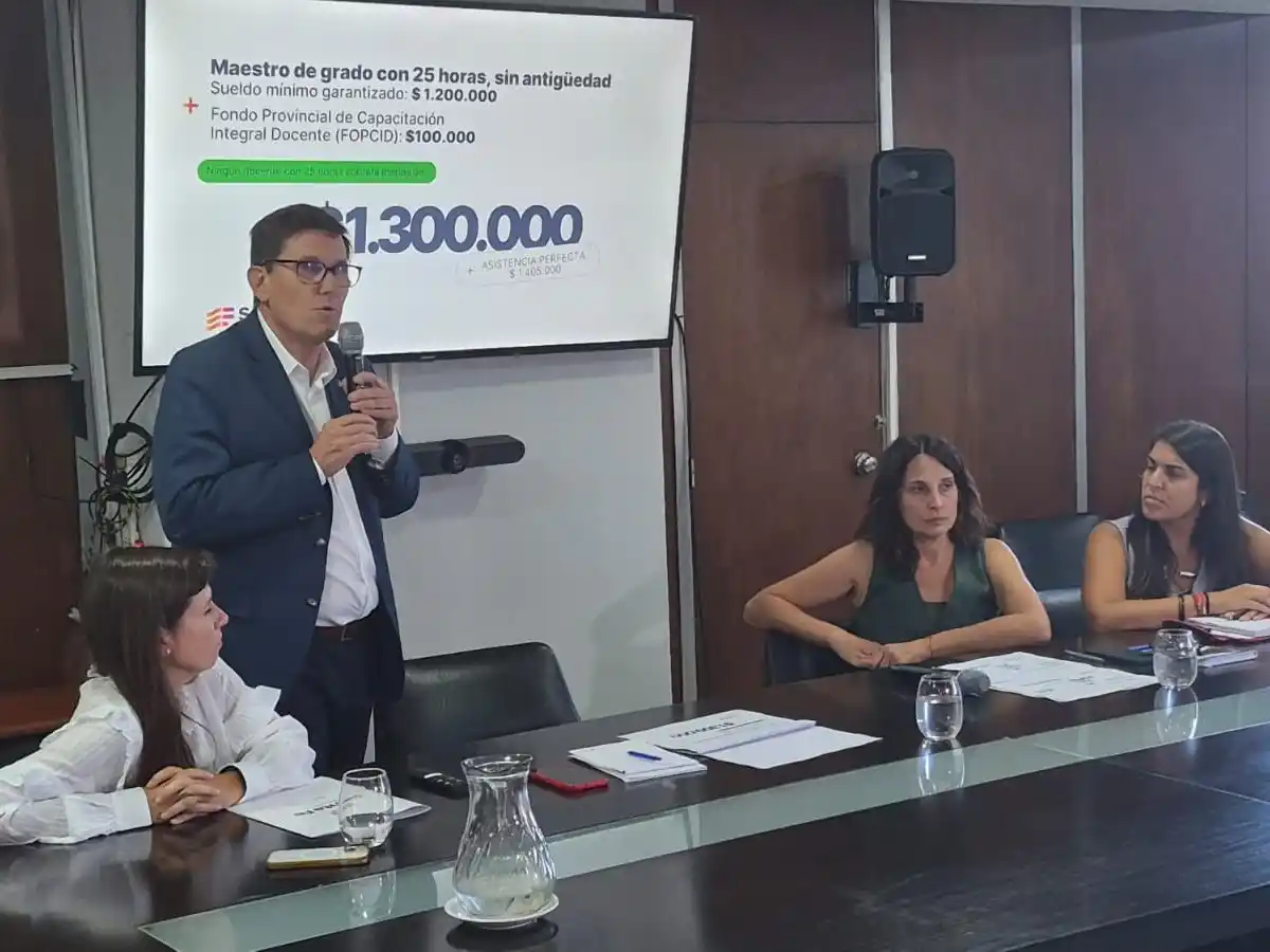 La provincia presentó su propuesta paritaria para los gremios docentes