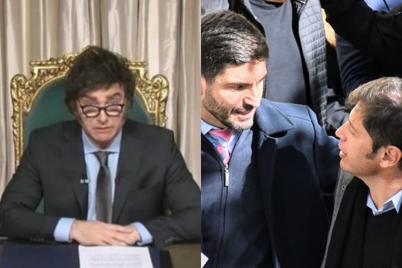 Milei, sobre el encuentro de Pullaro con Kicillof: “Le gusta abrazarse a un salvavidas de plomo”