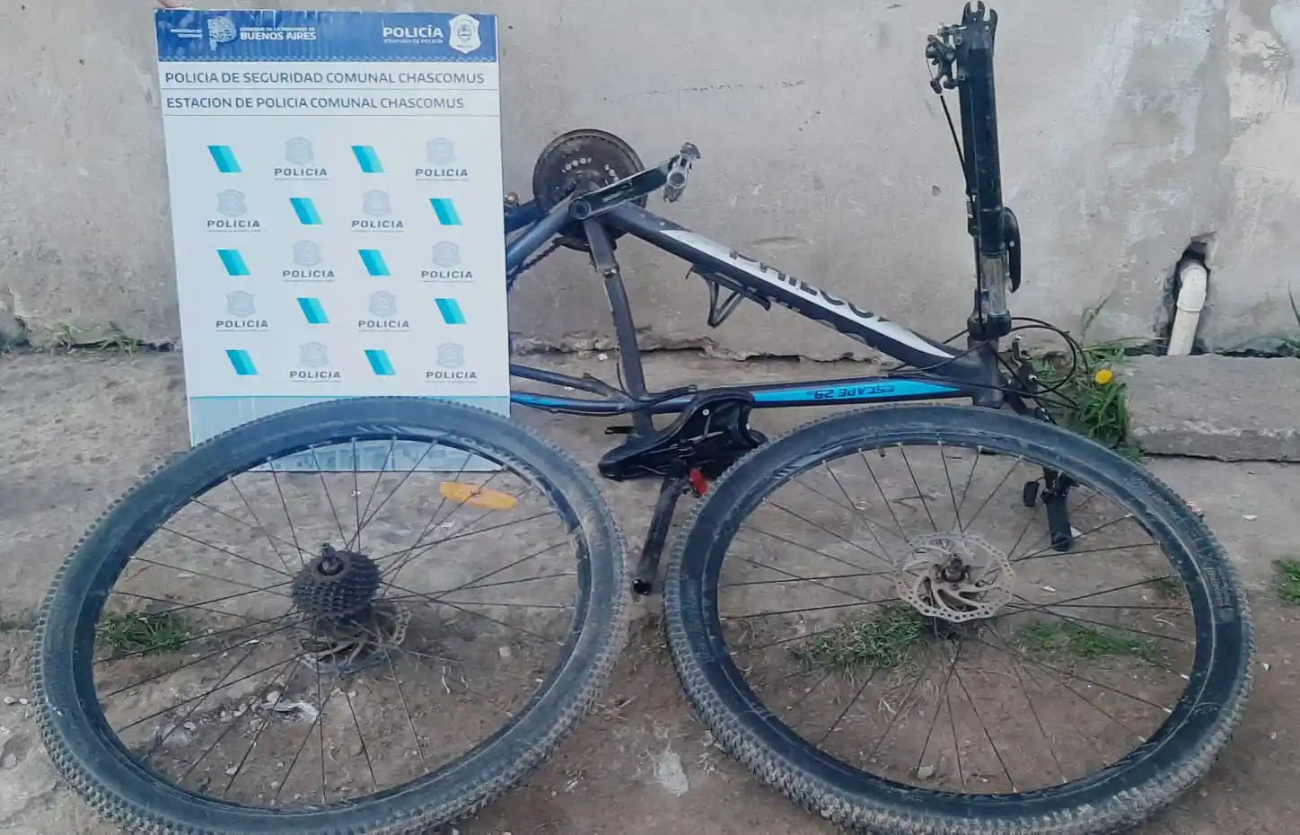 Bicicleta sustraída pudo ser recuperada en orden de allanamiento