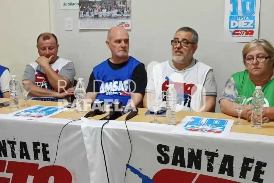 Elecciones Nacionales: la CTA presentó la lista regional del departamento Castellanos 