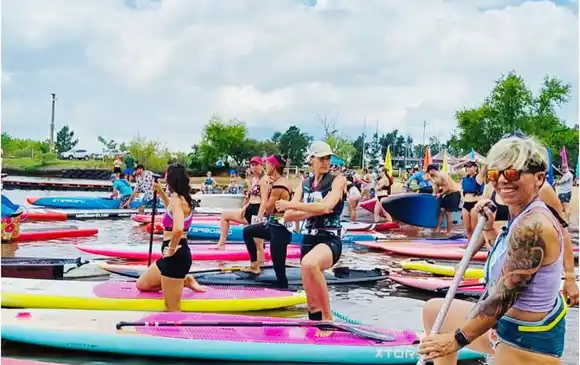 Copa Argentina SUP Concordia en el Lago de Salto Grande