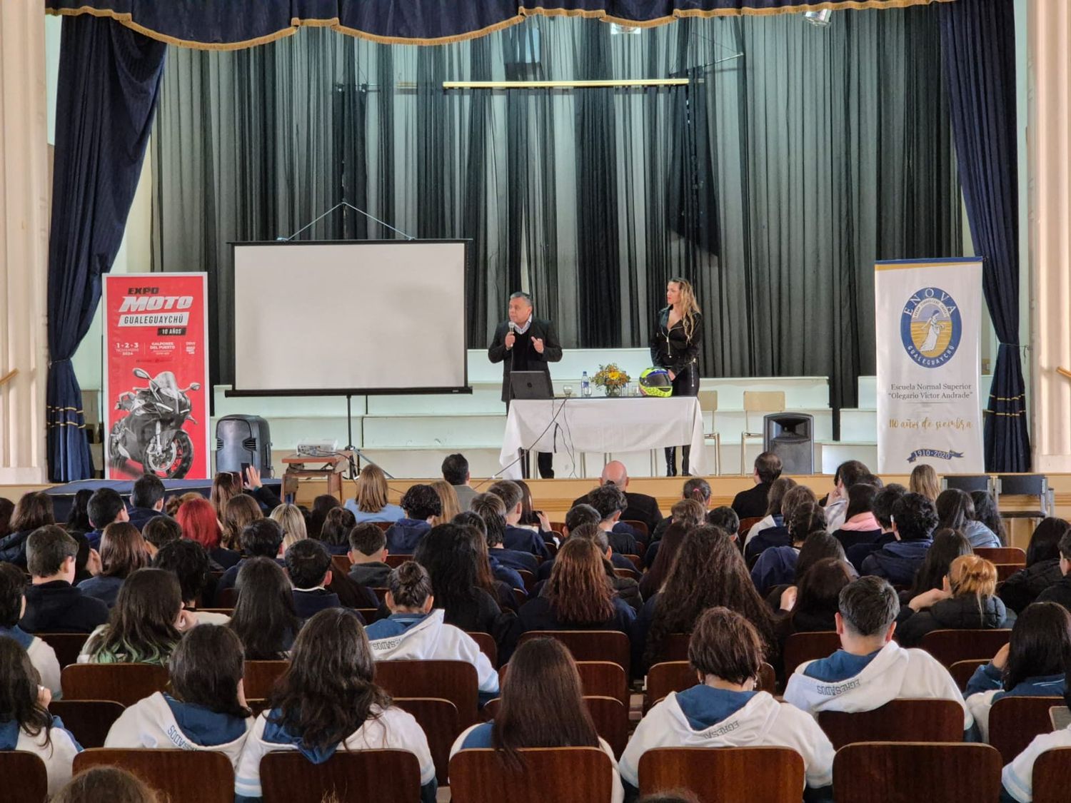 La ExpoMoto y la Agencia de Seguridad disertaron para Estudiantes Secundarios en Gualeguaychú