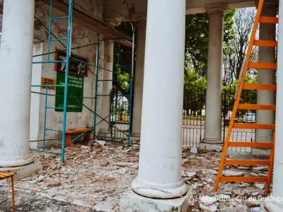 Reparación en el acceso del Cementerio
