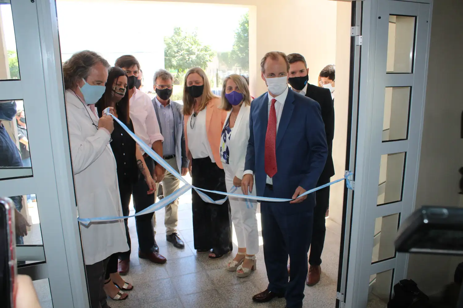 Bordet visitó Gualeguay por obras educativas