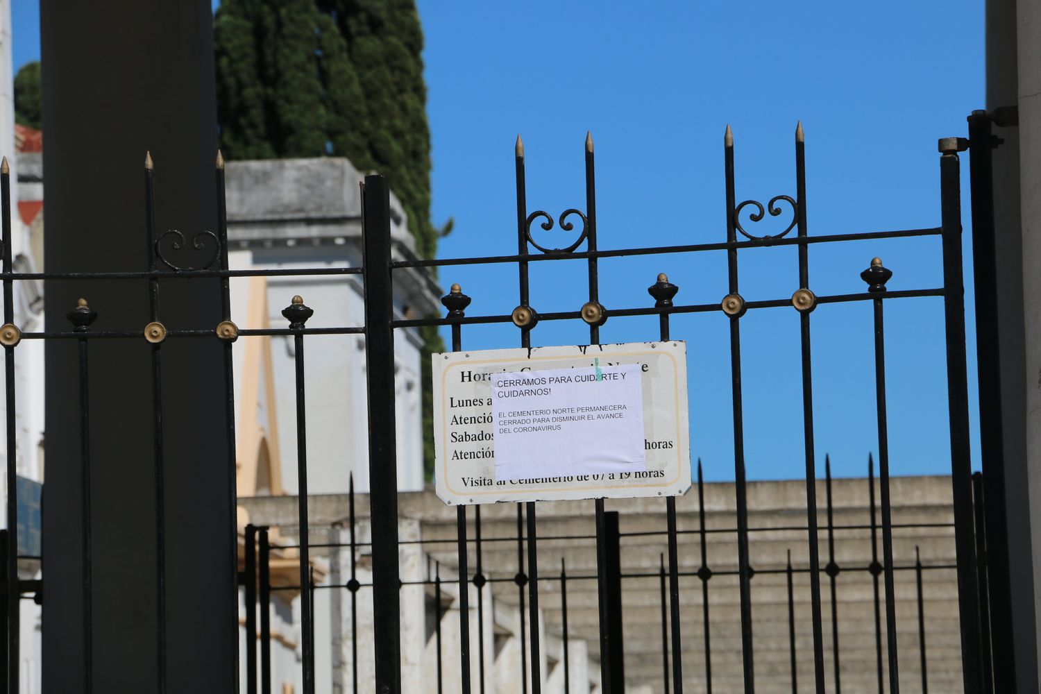Adelantaron para el viernes la reapertura del Cementerio Norte