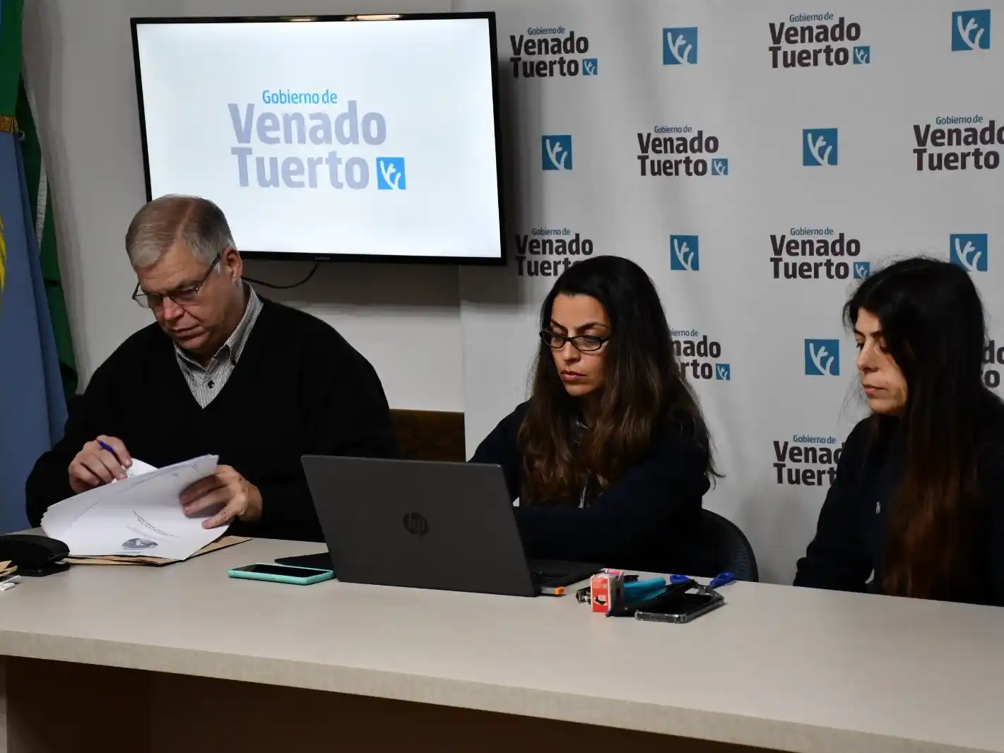 De Diego y Benítez en el acto de apertura. Foto: MVT