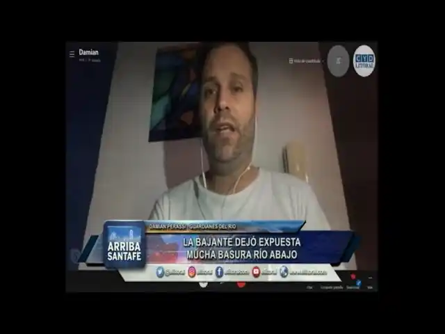 Vecinos de San Lorenzo realizaron una jornada de limpieza del Paraná