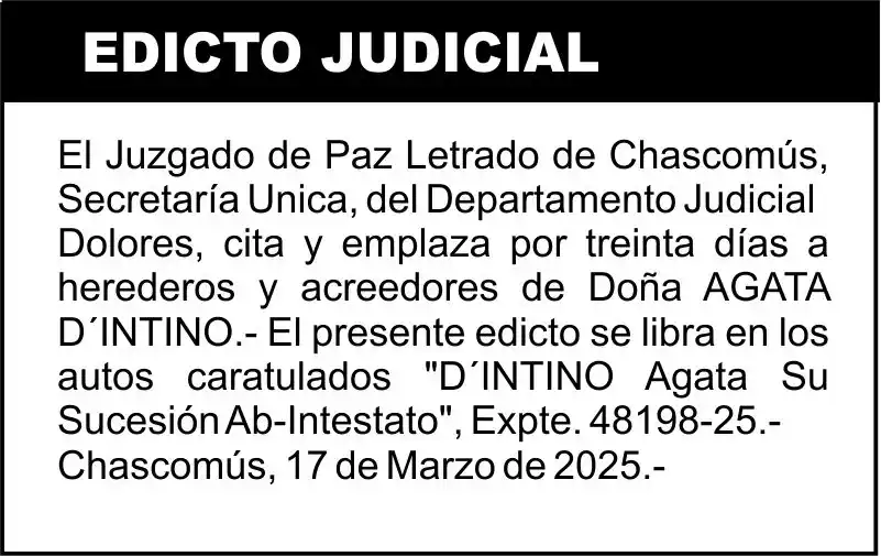 “D´INTINO Agata Su Sucesión Ab-Intestato”