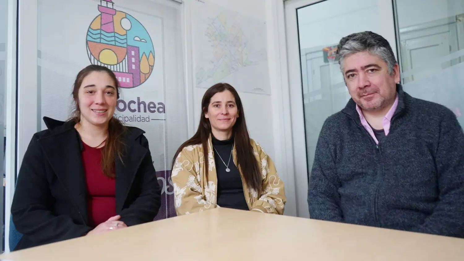 Concurso literario. Jorgelina Serrano, Mariela Maceiro y Arturo Serrano