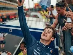 Franco Colapinto en el 9º puesto en la lista de pilotos con mas seguidores.
