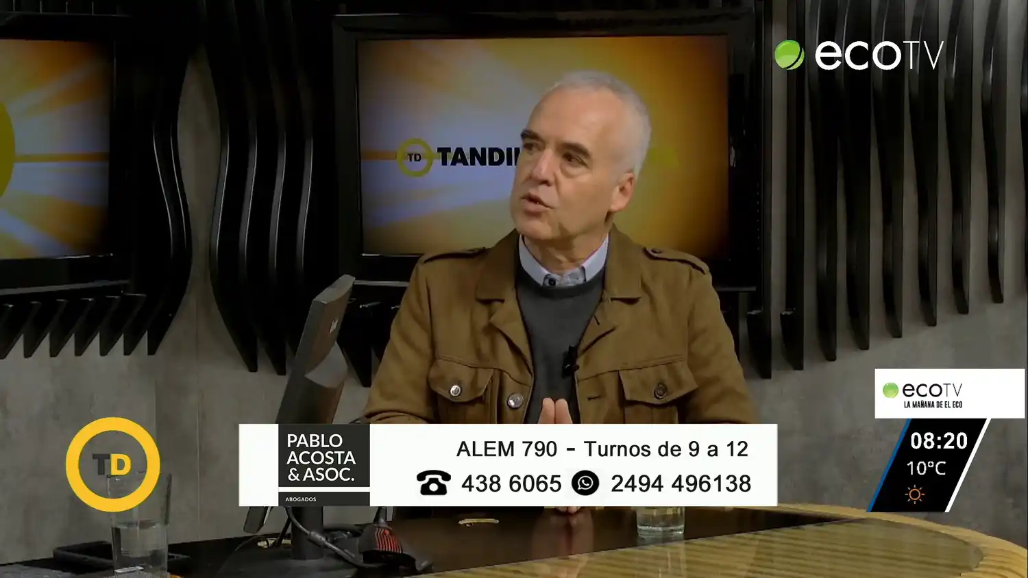 Abogado Pablo Acosta.