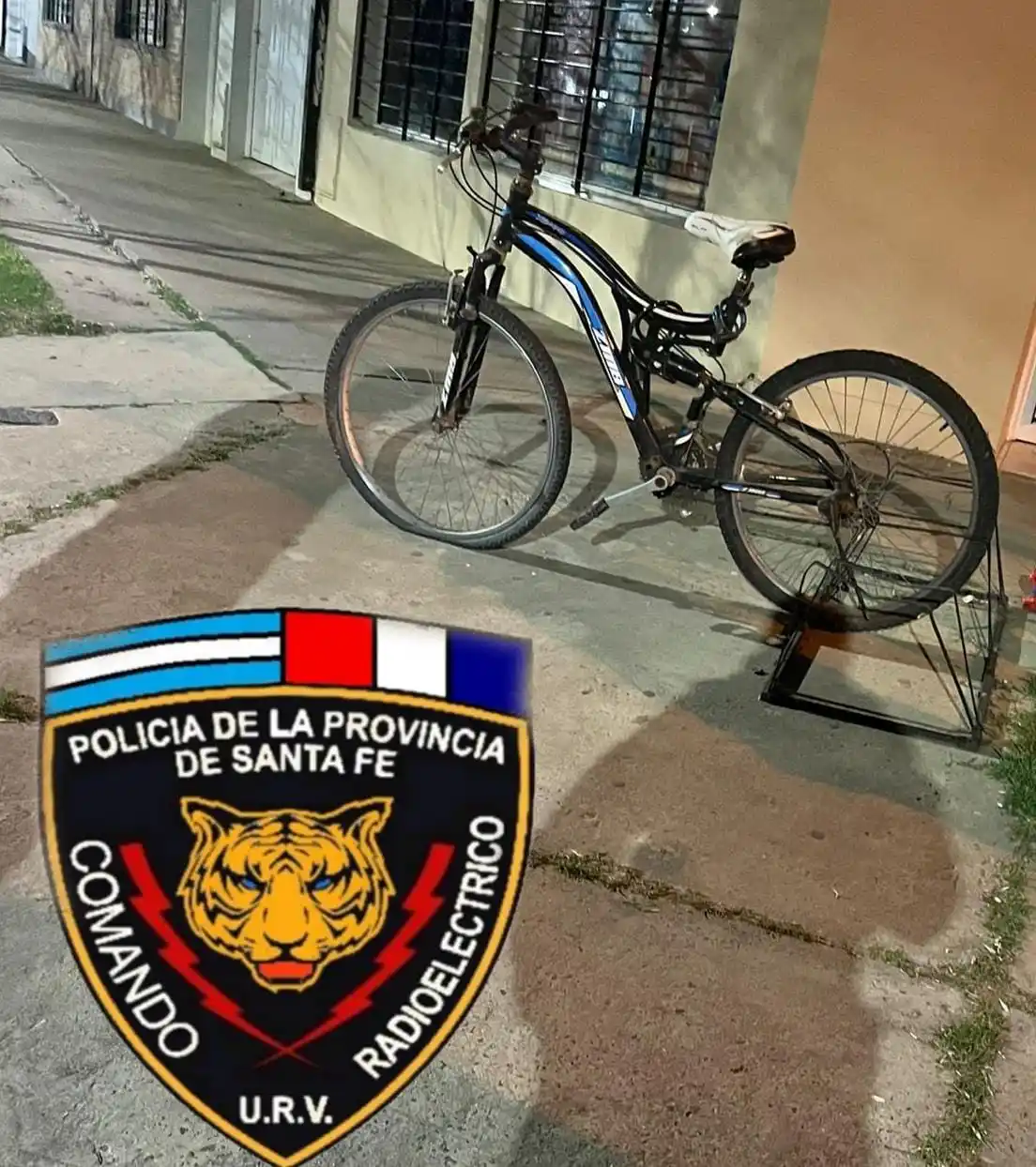 Hallan bicicleta abandonada en Rafaela