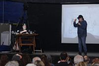 Pedro Saborido y Miguel Rep pasaron por el ciclo Café Cultura en la Uni Barrial