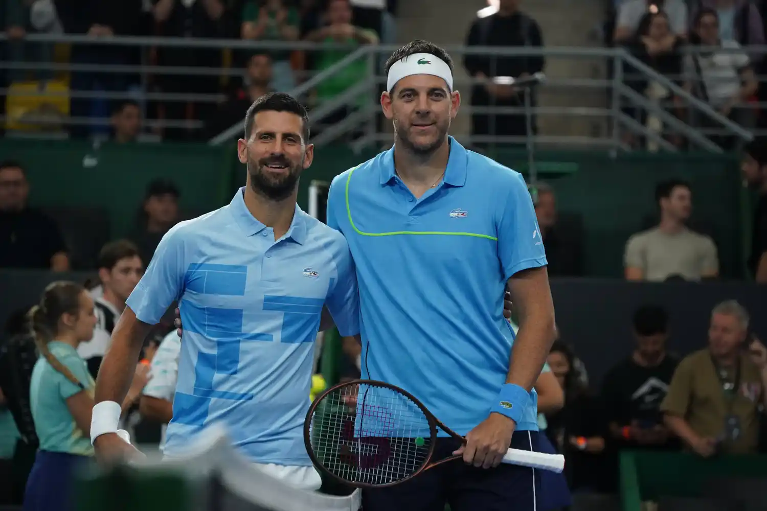 Del Potro se despidió del tenis con un partido exhibición ante Djokovic