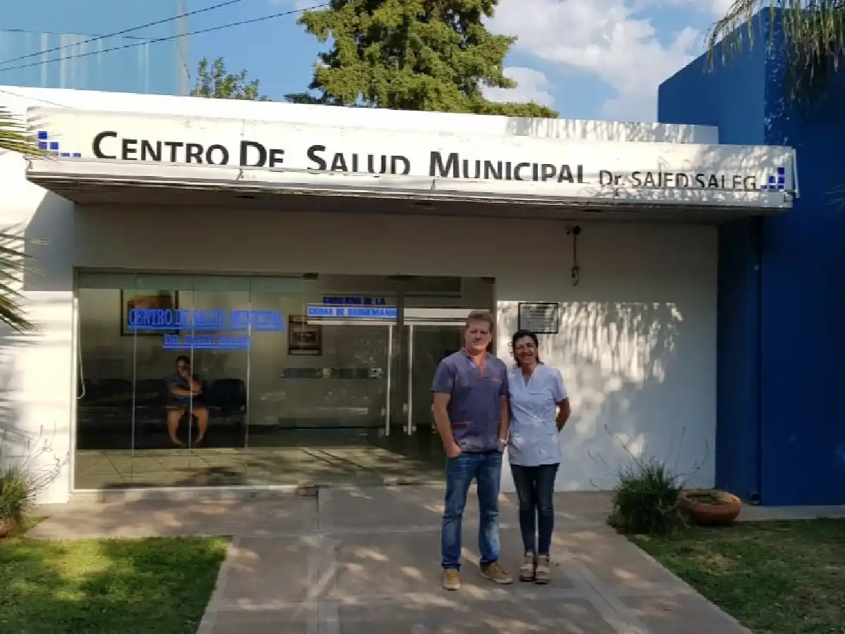 Giani Fazio y Laura Cravero, dos médicos que eligieron trabajar en el interior del interior