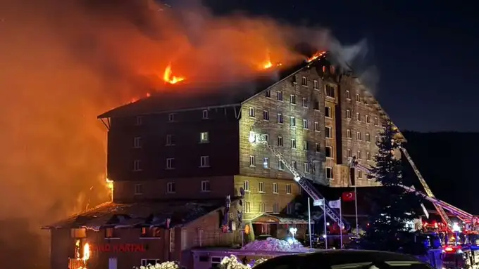 Incendio Turquía