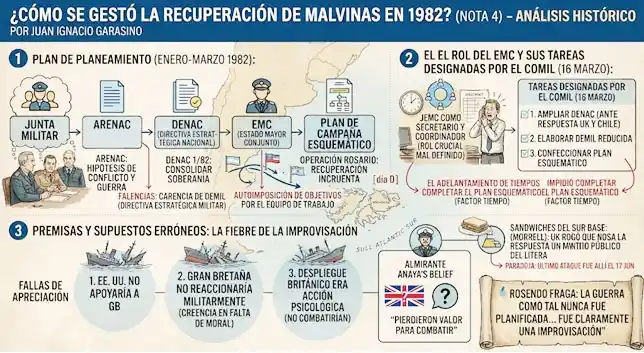 ¿Cómo se gestó la recuperación de Malvinas en 1982? (Nota 4)