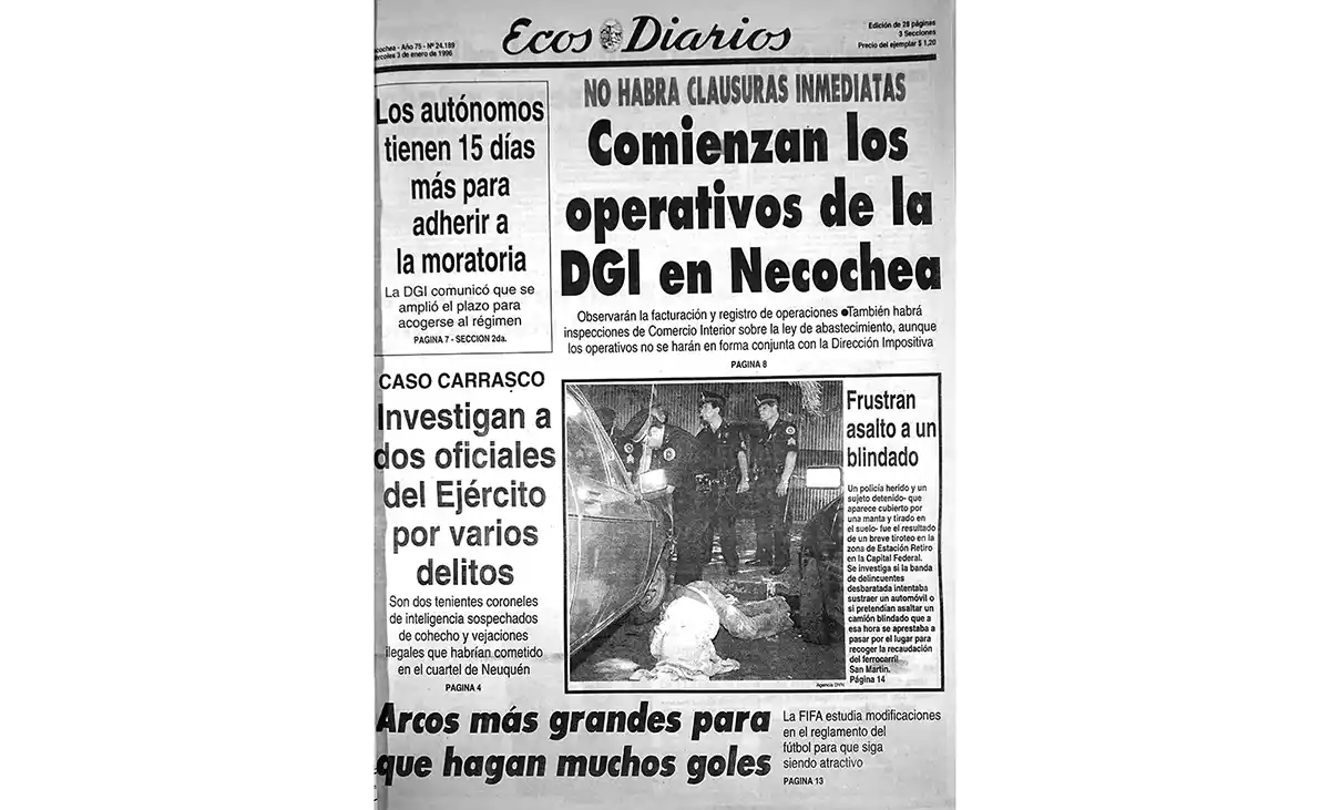 Miércoles 3 de enero de 1996
