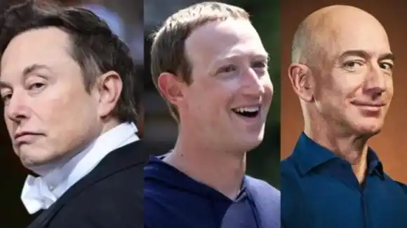 ¡Y OTROS PELANDO! Musk, Zuckerbeg y Bezos son los que más riqueza generaron en 2023