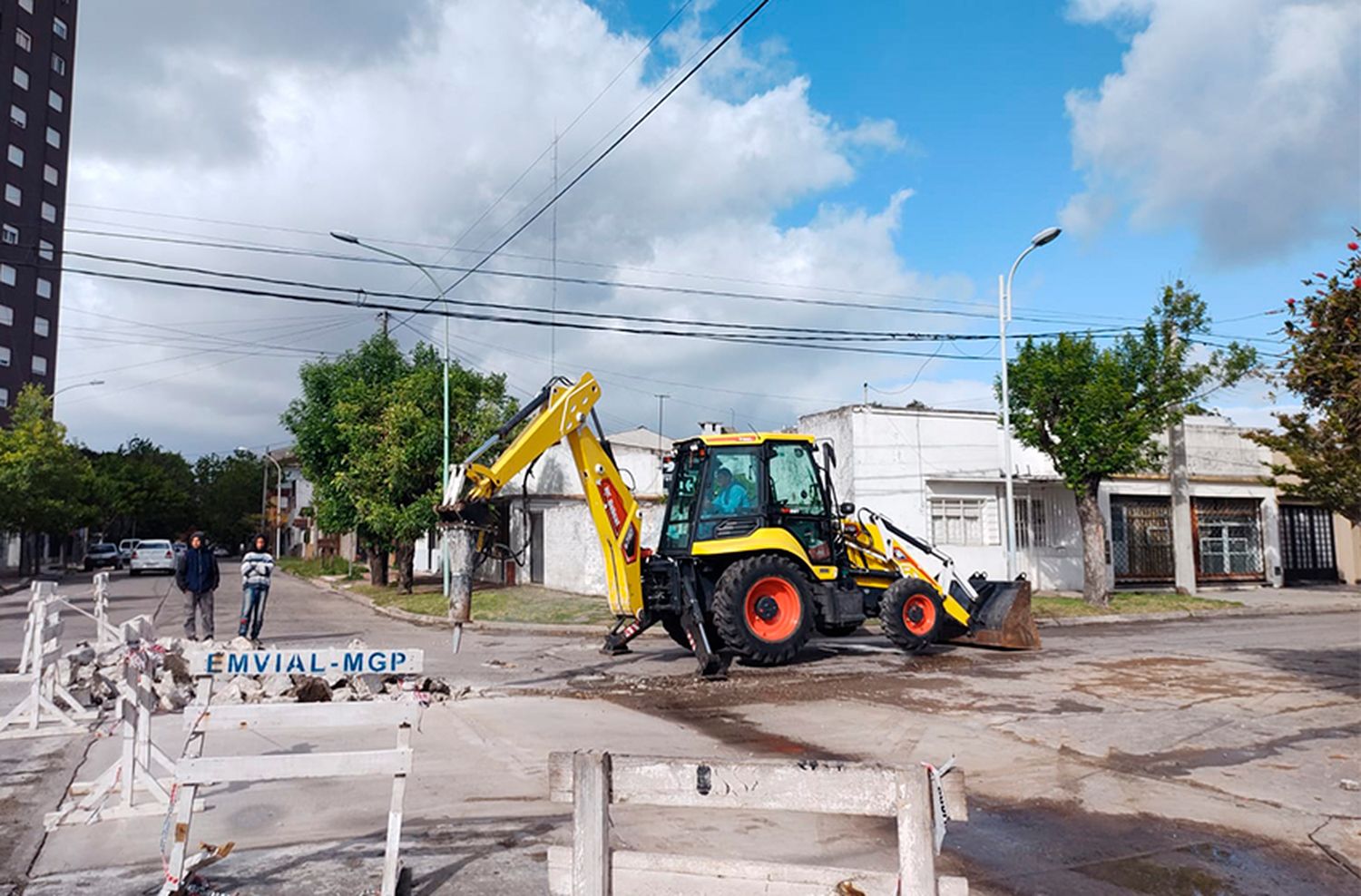 Cortes de tránsito por obras viales y de alumbrado público en la ciudad