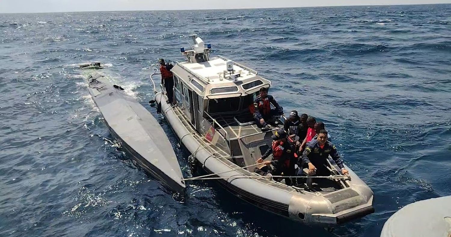 Se trata del primer semisumergible incautado este año en Colombia.