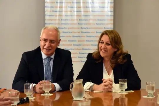 Fein recibió al presidente de la Comunidad Autónoma española de La Rioja